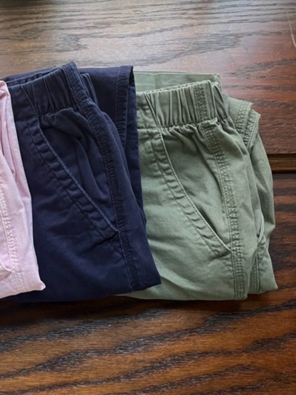 Bundle of Navy & Olive chino pants -  old navy